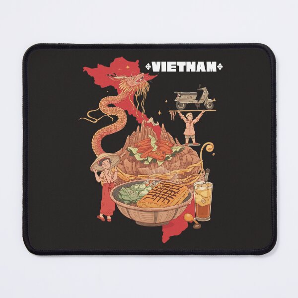 Item preview, Vietnam Pride Food Dragon Art - Vietnamese Culture T-Shirt Sticker designed and sold by TitanRN.