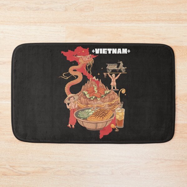 Item preview, Vietnam Pride Food Dragon Art - Vietnamese Culture T-Shirt Sticker designed and sold by TitanRN.