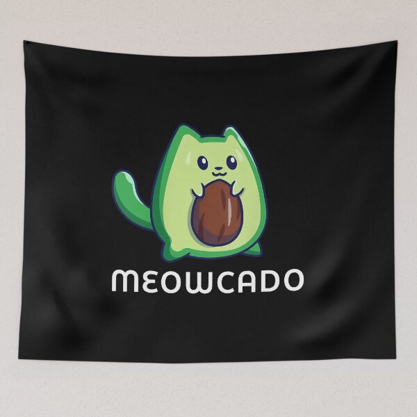 Item preview, Cute Meowcado Cat Avocado T-Shirt designed and sold by LashondaGreen89.