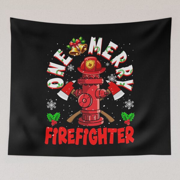 Item preview, One Merry Firefighter Christmas Santa Job Tools Funny Party Sweat designed and sold by Stephenbaile.