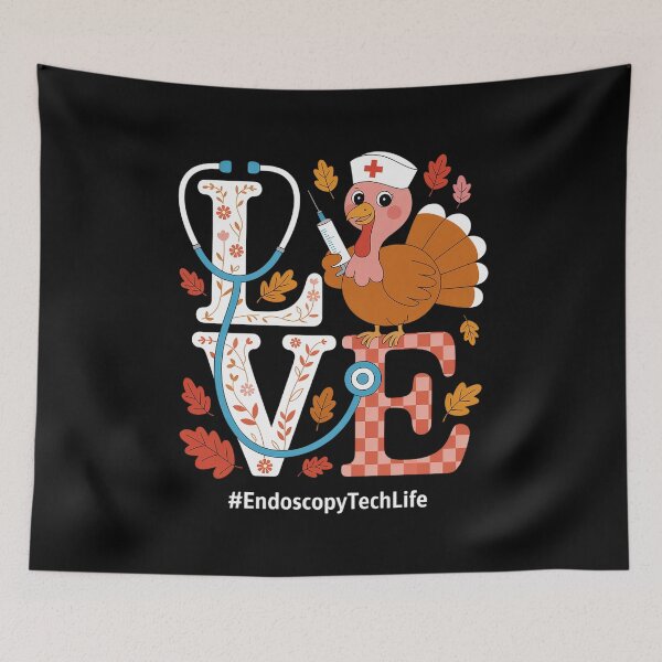 Item preview, Love Turkey Thanksgiving Endoscopy Tech Life Fall Autumn designed and sold by khorbiasieno.