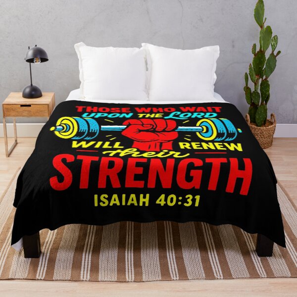 Item preview, Isaiah 40:31 Those Who Wait Upon The LORD Will Renew Their Strength designed and sold by plushism.