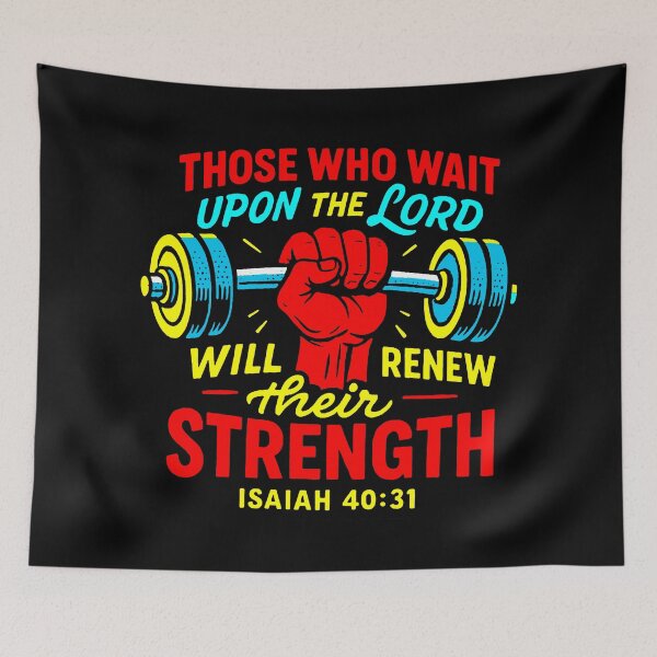 Item preview, Isaiah 40:31 Those Who Wait Upon The LORD Will Renew Their Strength designed and sold by plushism.