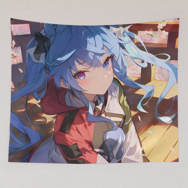 Item preview, Twin Turbo Spring Sakura Uma Musume Pretty Derby Anime Girl Waifu Energetic Blossom Scene designed and sold by Raslbazola.