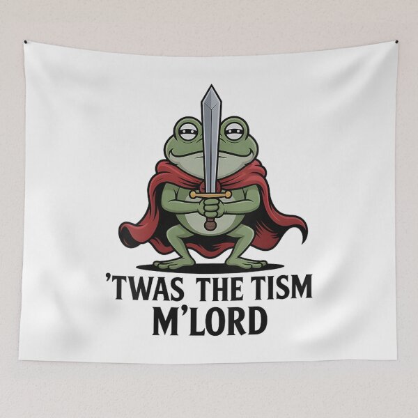 Item preview, Womens Silly TWAS TISM M'LORD Frog Autism Mom ASD ADHD Team Warrior V-Neck designed and sold by Stephenbaile.