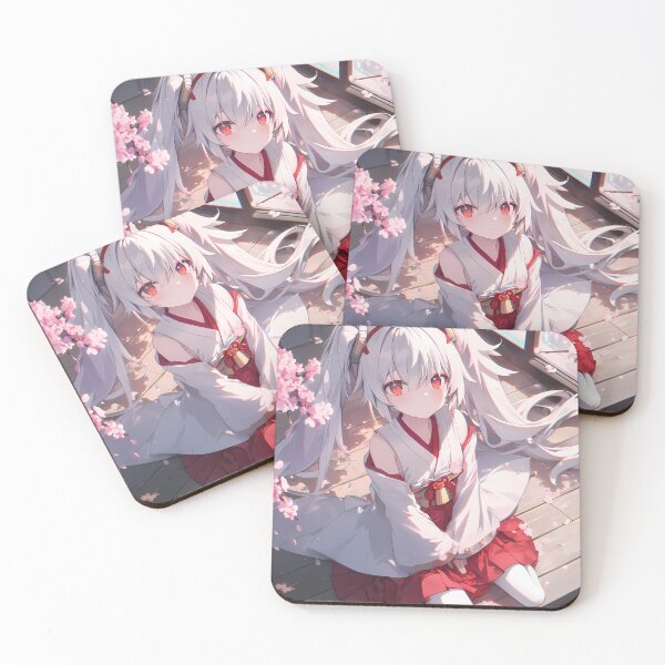 Item preview, Laffey Azur Lane Anime Cherry Blossom Spring Pastel Japanese Veranda Dreamy Mood designed and sold by Raslbazola.