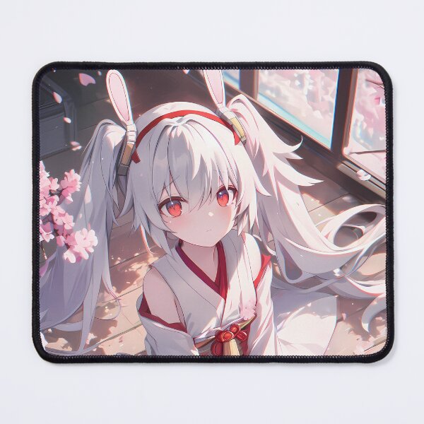Item preview, Laffey Azur Lane Anime Cherry Blossom Spring Pastel Japanese Veranda Dreamy Mood designed and sold by Raslbazola.
