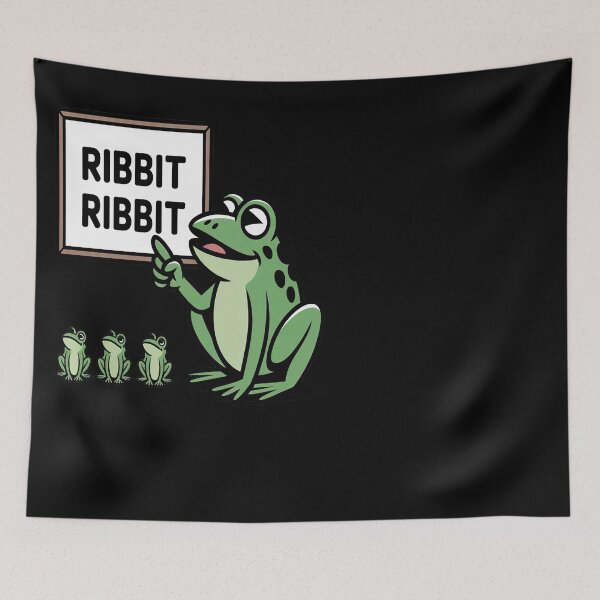 Item preview, Frog Teacher Explains Ribbit designed and sold by imsamaharem.
