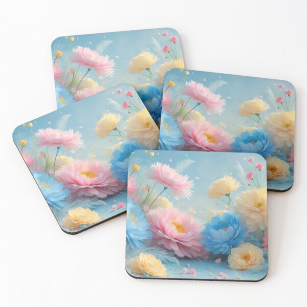 Item preview, Ethereal Pastel Blossoms Dancing In Dreamlight Sky designed and sold by ArtComixHaven.