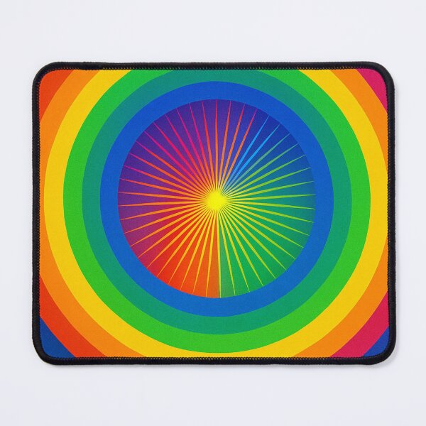 Item preview, Radiant vortices of color circles designed and sold by Sigtrix.