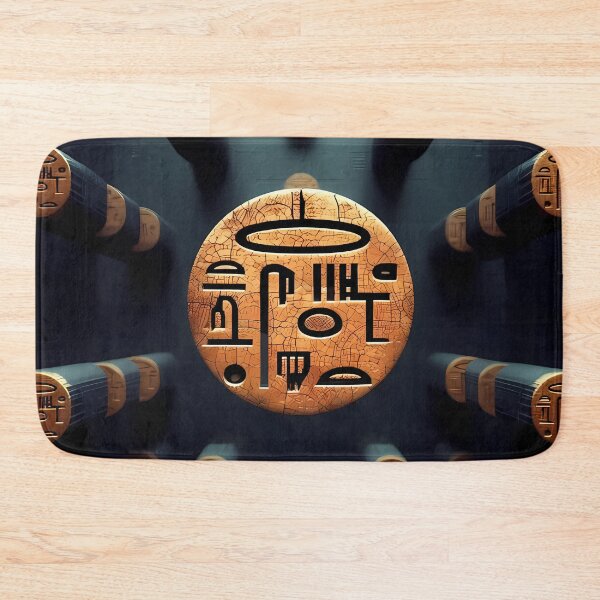 Item preview, 3D Perspectives, Cyberpunk Egyptian Hieroglyphics, Symmetrical Textures (image size 8320x12480) designed and sold by Digital-Davinci.