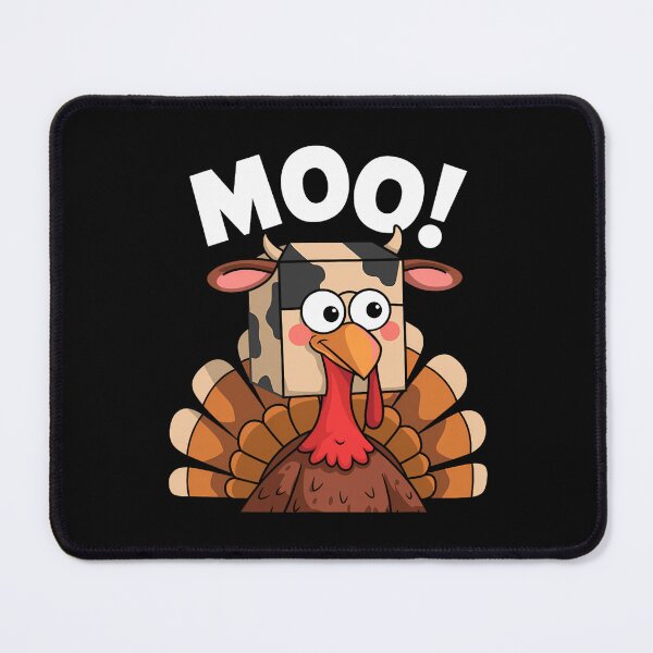 Item preview, Funny Holiday Moo Day Cow Thanksgiving 90s Festive Turkey designed and sold by rebeccathanuos.