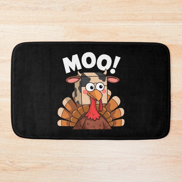 Item preview, Funny Holiday Moo Day Cow Thanksgiving 90s Festive Turkey designed and sold by rebeccathanuos.