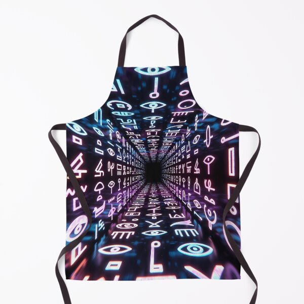 Item preview, 3D Perspectives, Cyberpunk Egyptian Hieroglyphics, Symmetrical Textures (image size 8320x12480) designed and sold by Digital-Davinci.