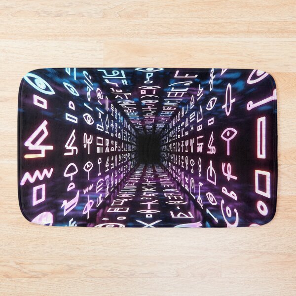 Item preview, 3D Perspectives, Cyberpunk Egyptian Hieroglyphics, Symmetrical Textures (image size 8320x12480) designed and sold by Digital-Davinci.