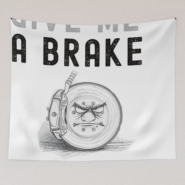 Item preview, Give Me a Brake collection of homophone T-shirt designs designed and sold by BandGTees.