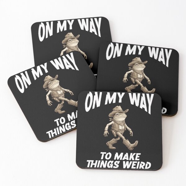 Item preview, Funny Cowboy Frog On My Way To Make Things Weird designed and sold by Stephenbaile.