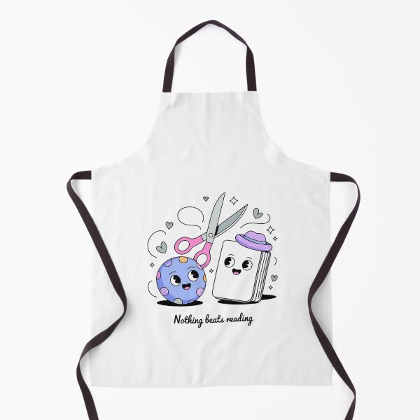 Item preview, Nothing Beats Reading Rock Paper Scissors Book Lover Teacher  designed and sold by TiredPack.