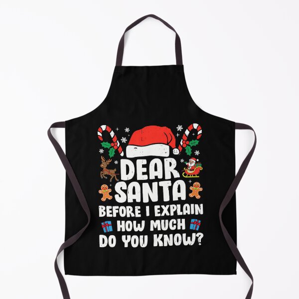 Item preview, Santa Christmas Naughty Funny Can Explain Dear The Santa List I On designed and sold by JoelyNavarro.
