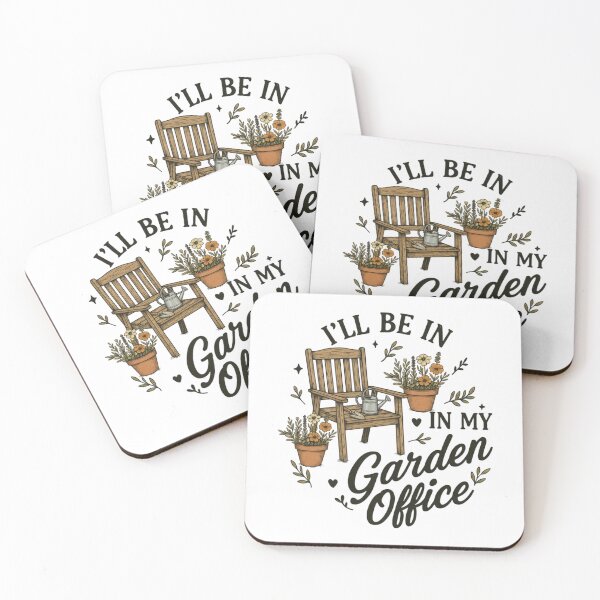 Item preview, Garden Chair Garden Office Shirt | Relaxed Gardening Tee designed and sold by PrintedWithSoul.