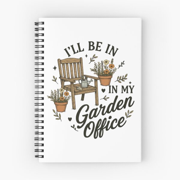 Item preview, Garden Chair Garden Office Shirt | Relaxed Gardening Tee designed and sold by PrintedWithSoul.