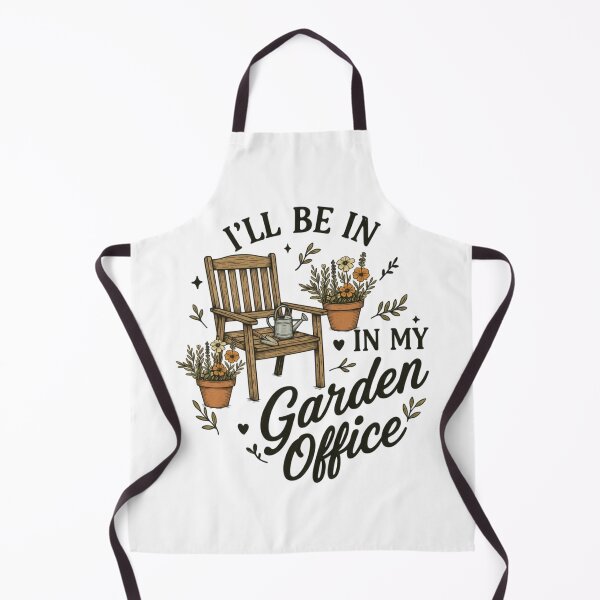 Item preview, Garden Chair Garden Office Shirt | Relaxed Gardening Tee designed and sold by PrintedWithSoul.