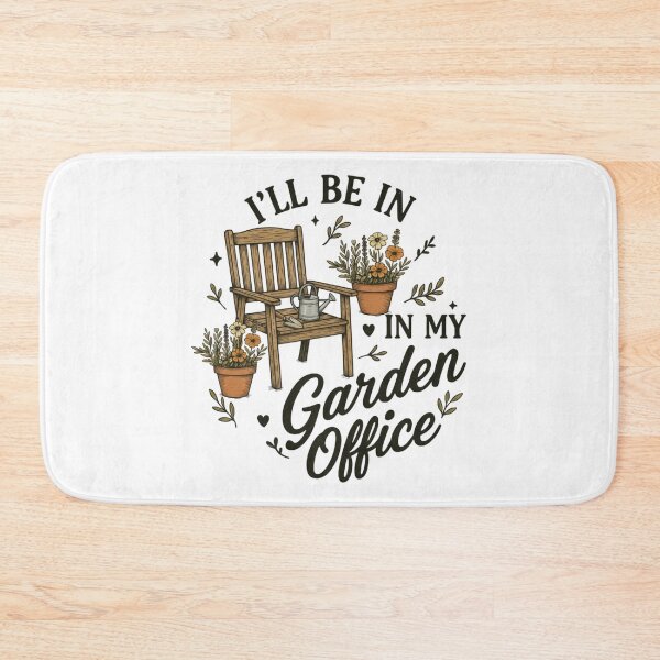 Item preview, Garden Chair Garden Office Shirt | Relaxed Gardening Tee designed and sold by PrintedWithSoul.
