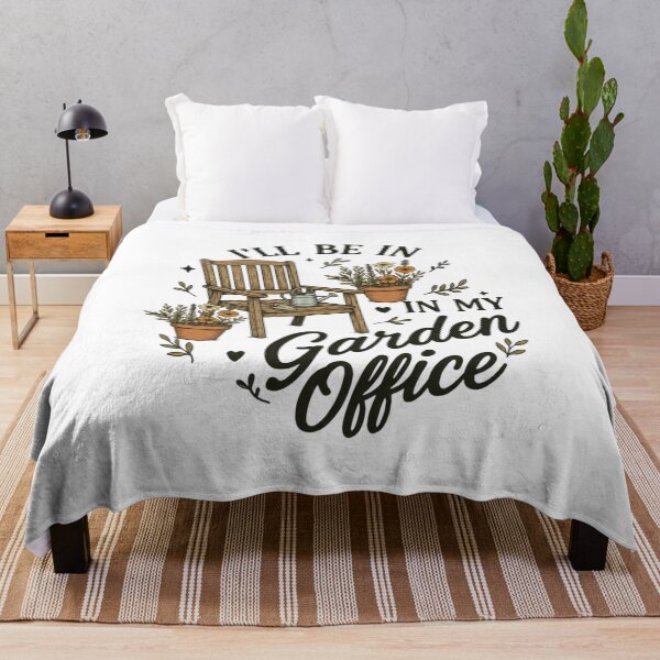 Item preview, Garden Chair Garden Office Shirt | Relaxed Gardening Tee designed and sold by PrintedWithSoul.