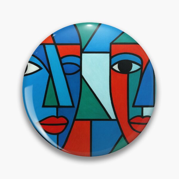 Item preview, Geometric Faces in Color designed and sold by Sigtrix.