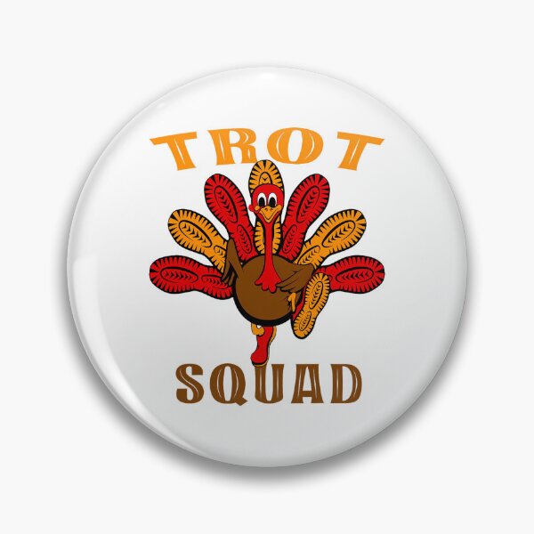Item preview, Trot Thanksgiving 80s Happy Squad Fall Gobble Cute designed and sold by CalvinVanAuken.