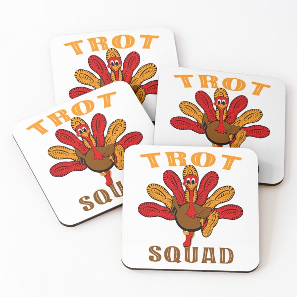 Item preview, Trot Thanksgiving 80s Happy Squad Fall Gobble Cute designed and sold by CalvinVanAuken.