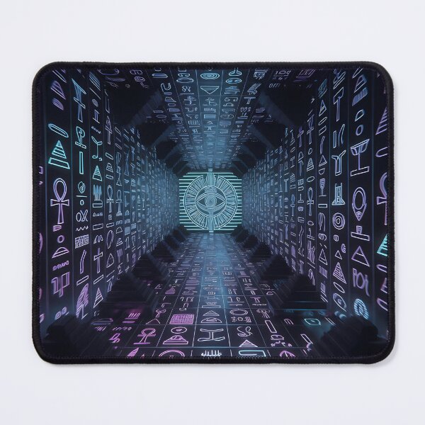 Item preview, 3D Perspectives, Cyberpunk Egyptian Hieroglyphics, Symmetrical Textures (image size 8320x12480) designed and sold by Digital-Davinci.