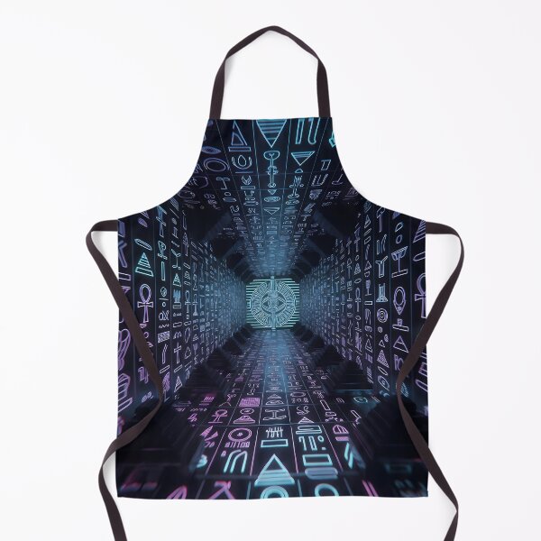 Item preview, 3D Perspectives, Cyberpunk Egyptian Hieroglyphics, Symmetrical Textures (image size 8320x12480) designed and sold by Digital-Davinci.