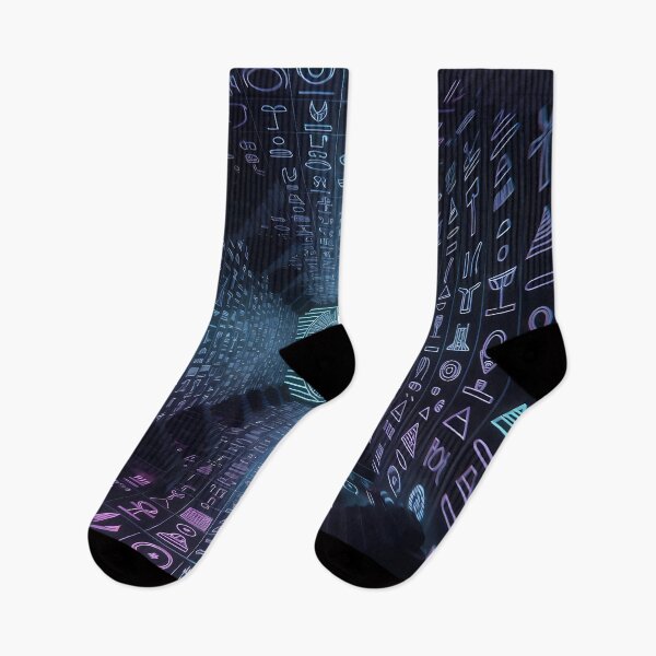 Item preview, 3D Perspectives, Cyberpunk Egyptian Hieroglyphics, Symmetrical Textures (image size 8320x12480) designed and sold by Digital-Davinci.