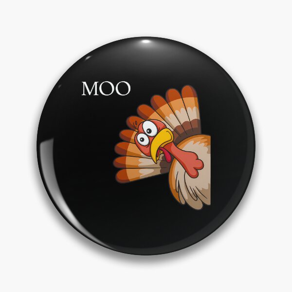 Item preview, Moo Turkey Festive Holiday Day Thanksgiving Funny Cow 90s designed and sold by rebeccathanuos.