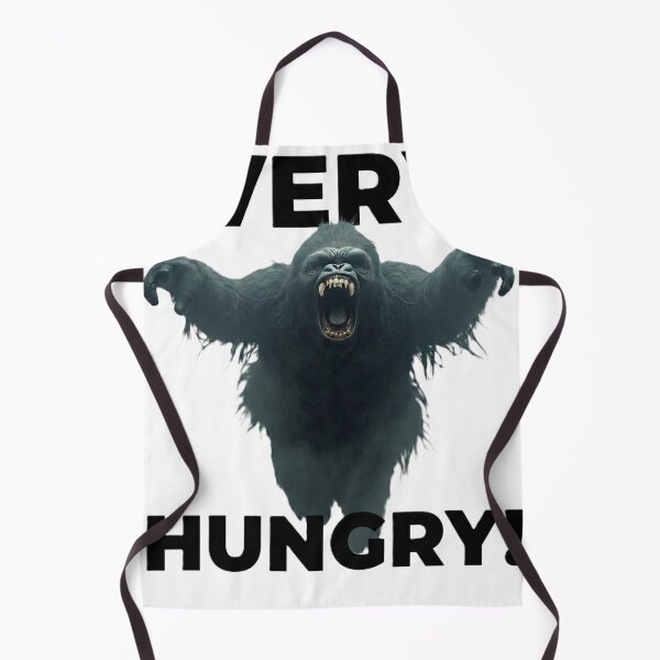 Item preview, Very Hungry! Roaring Gorilla – Funny Hangry Ape Design designed and sold by Elderlight Studio - L. Vlashev.