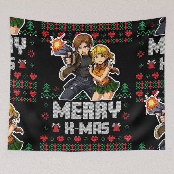 Item preview, Christmas Resident Evil Leon Classic Retro Xmas Gaming Art  designed and sold by Back2Collage.