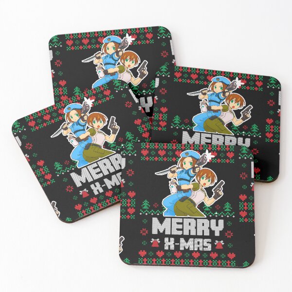 Item preview, Christmas Resident Evil Jill Classic Retro Xmas Gaming Art  designed and sold by Back2Collage.