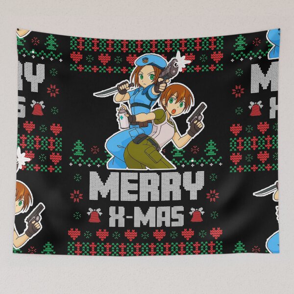 Item preview, Christmas Resident Evil Jill Classic Retro Xmas Gaming Art  designed and sold by Back2Collage.
