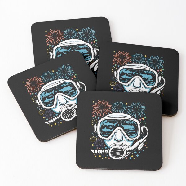 Item preview, New Year Scuba Diving Goggles Under Water Scuba Diver designed and sold by KathleenEliza.