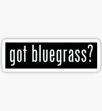 Got bluegrass? Music Lover Festival Shirt Guitar Sticker