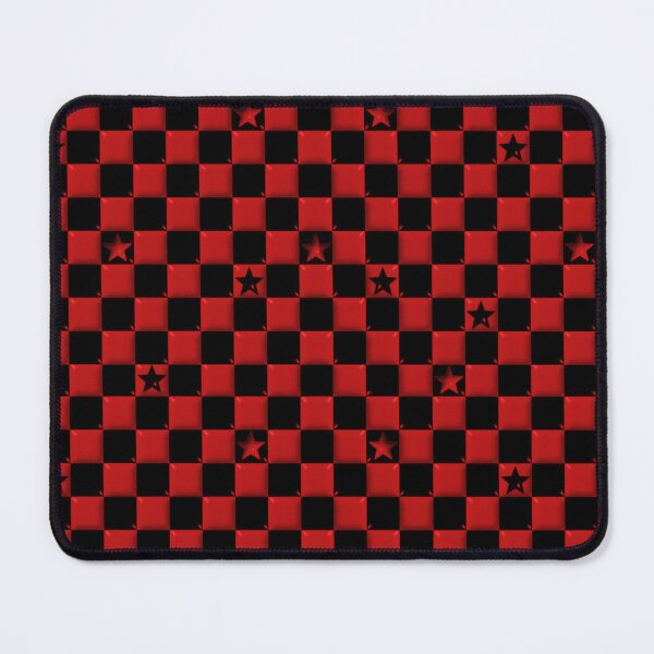Item preview, Y2K Scene Red Checker Stars – Emo Punk Aesthetic Pattern designed and sold by bunnyreeaa.