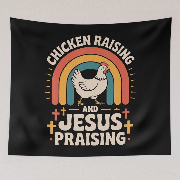 Item preview, Chicken Raising And Jesus Praising designed and sold by GeorgeneCharlo.