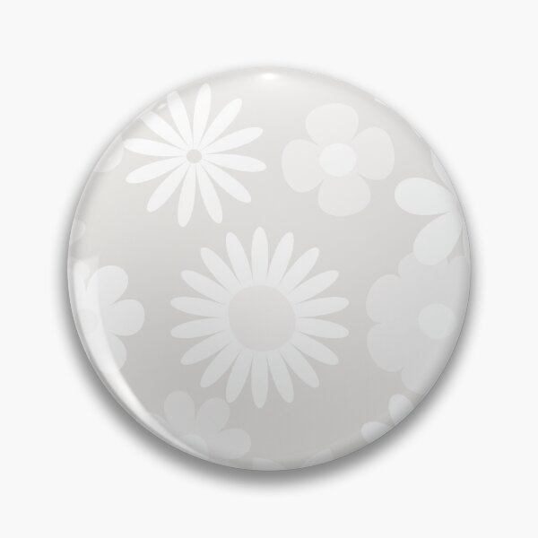 Item preview, Daisy Flowers, Retro Chamomiles Seamless Pattern in White neutral, Cloud dancer Color 2026 designed and sold by CHERRY--SHOP.