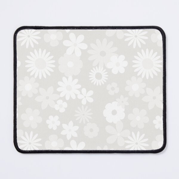 Item preview, Daisy Flowers, Retro Chamomiles Seamless Pattern in White neutral, Cloud dancer Color 2026 designed and sold by CHERRY--SHOP.