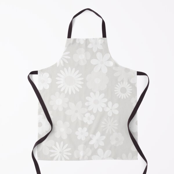 Item preview, Daisy Flowers, Retro Chamomiles Seamless Pattern in White neutral, Cloud dancer Color 2026 designed and sold by CHERRY--SHOP.