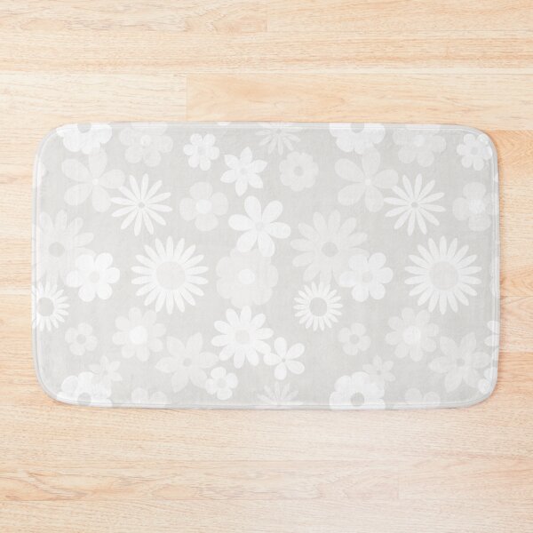 Item preview, Daisy Flowers, Retro Chamomiles Seamless Pattern in White neutral, Cloud dancer Color 2026 designed and sold by CHERRY--SHOP.