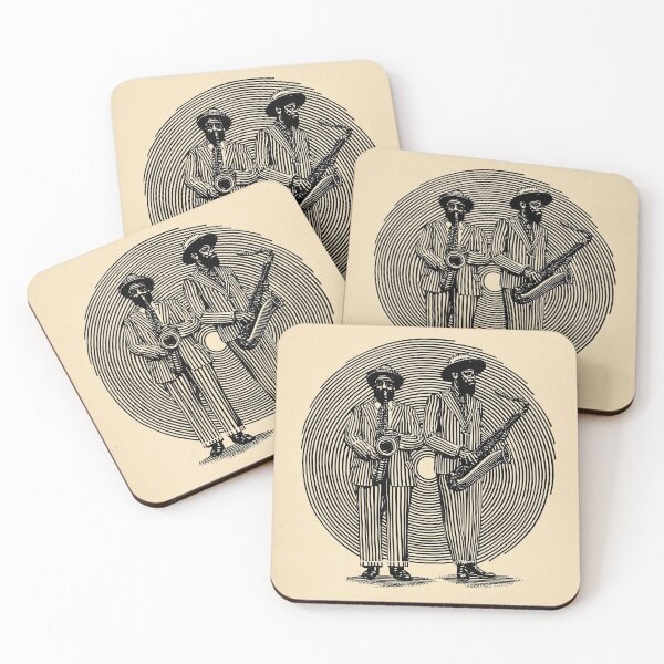 Item preview, Jazz Saxophonists in Striped Suits designed and sold by lautir.