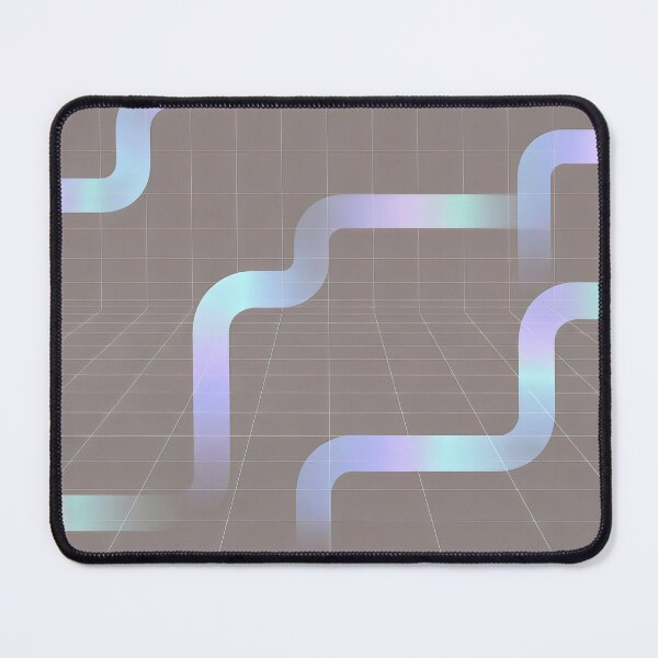 Item preview, Holographic Ribbon Grid Abstract Digital Flow Design designed and sold by SplashTastic.