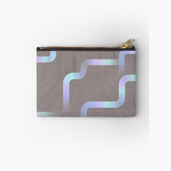 Item preview, Holographic Ribbon Grid Abstract Digital Flow Design designed and sold by SplashTastic.